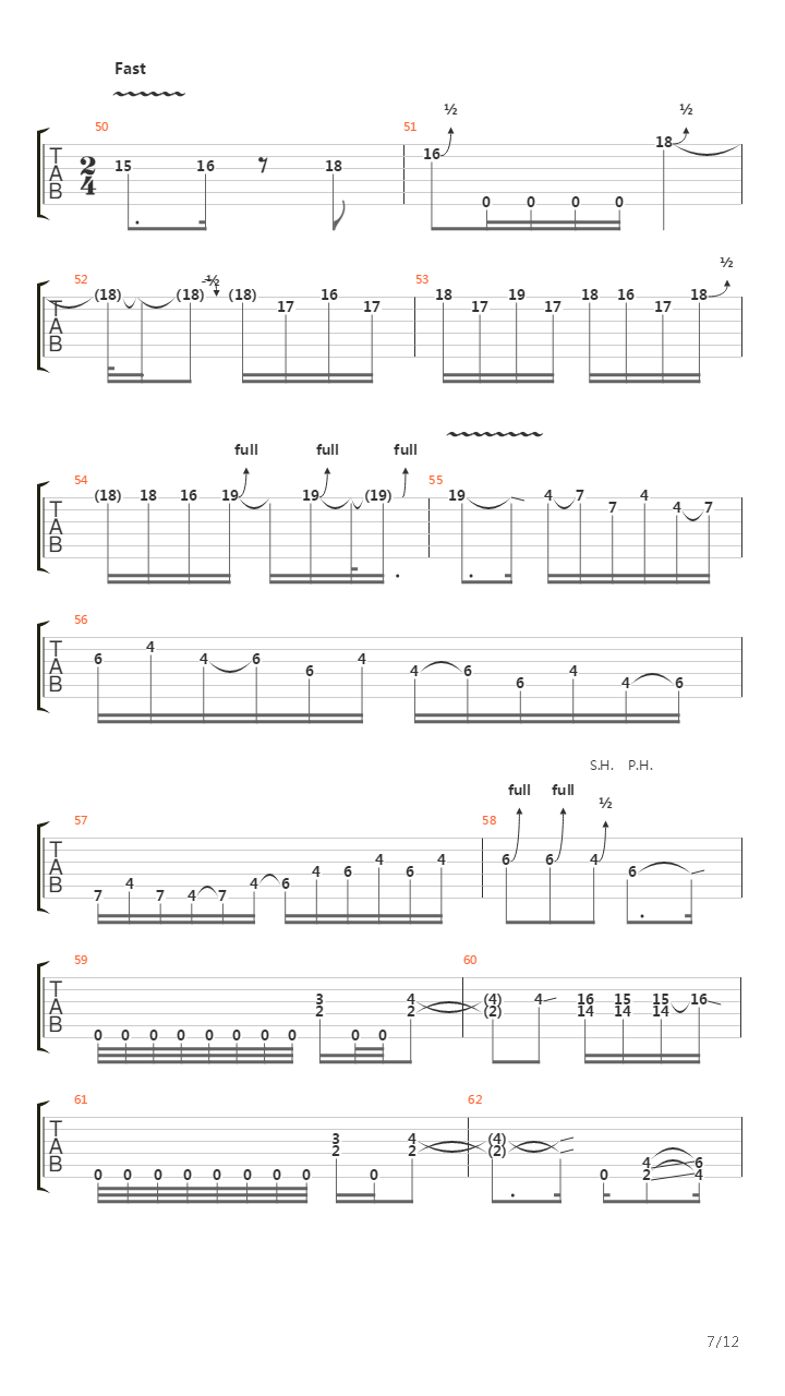 Scarified吉他谱