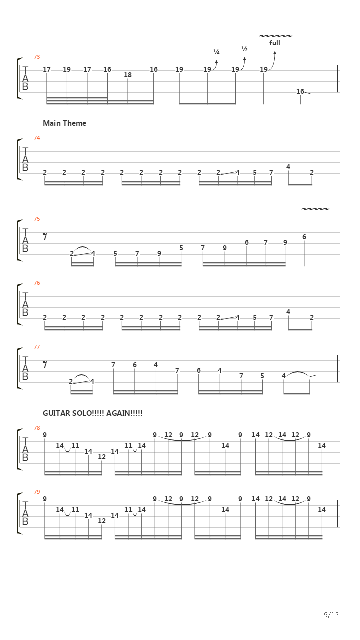 Scarified吉他谱