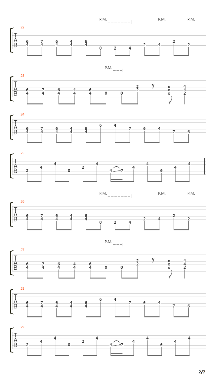 Silence Followed By A Deafening Roar吉他谱