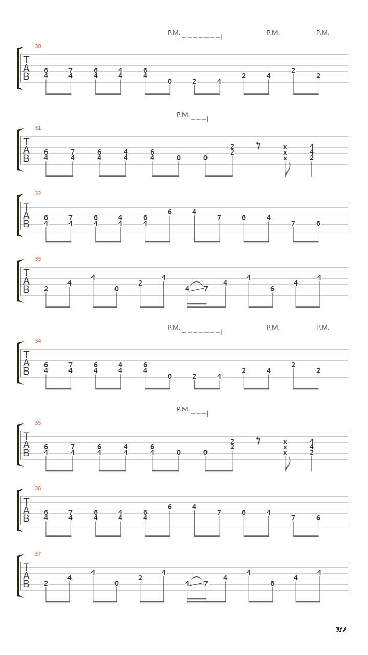 Silence Followed By A Deafening Roar吉他谱