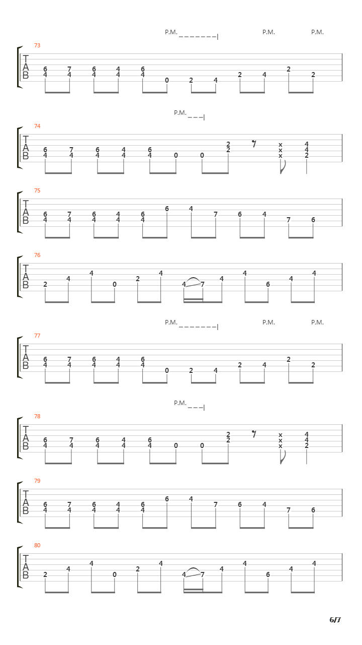 Silence Followed By A Deafening Roar吉他谱