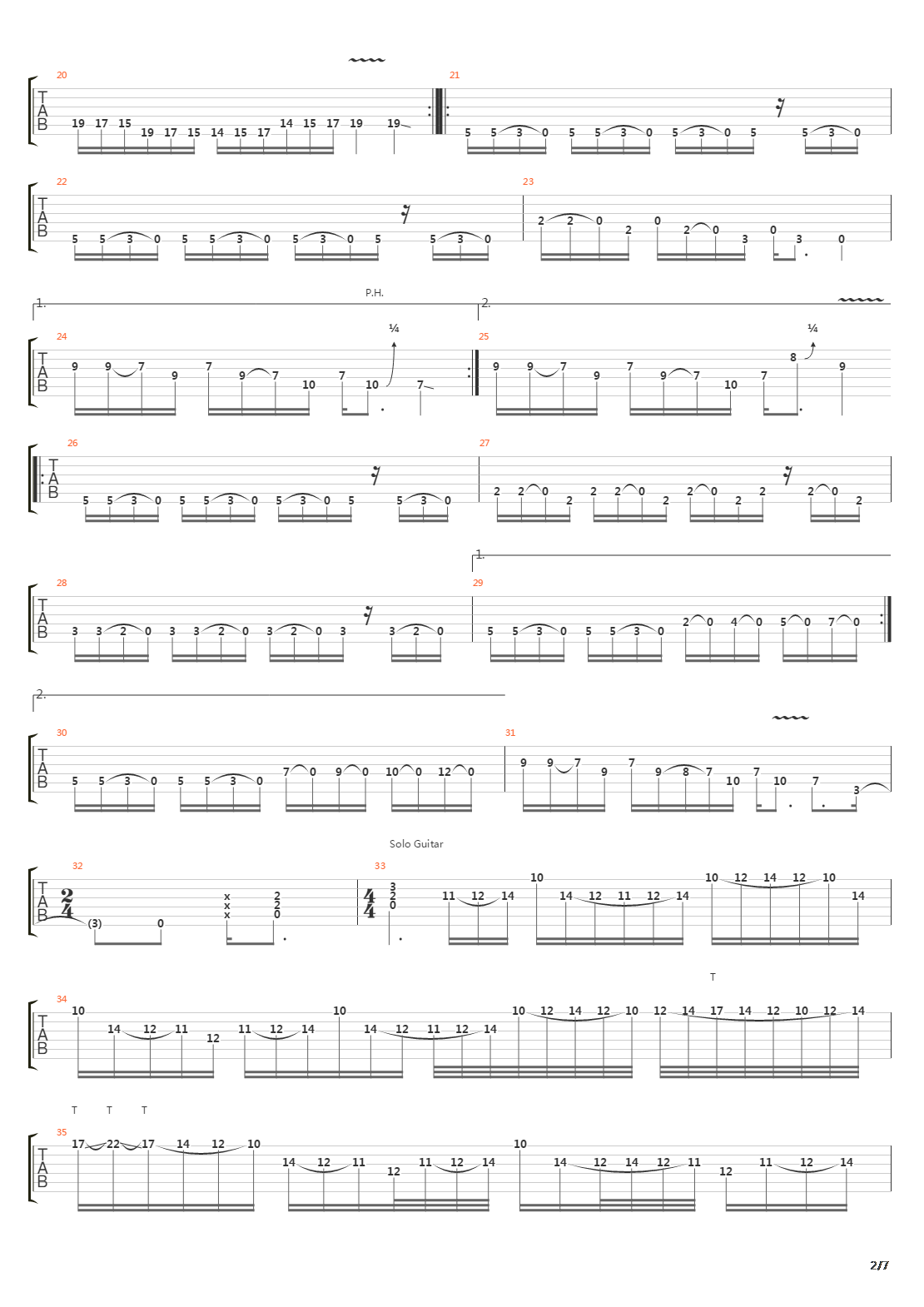 Technical Difficulties吉他谱