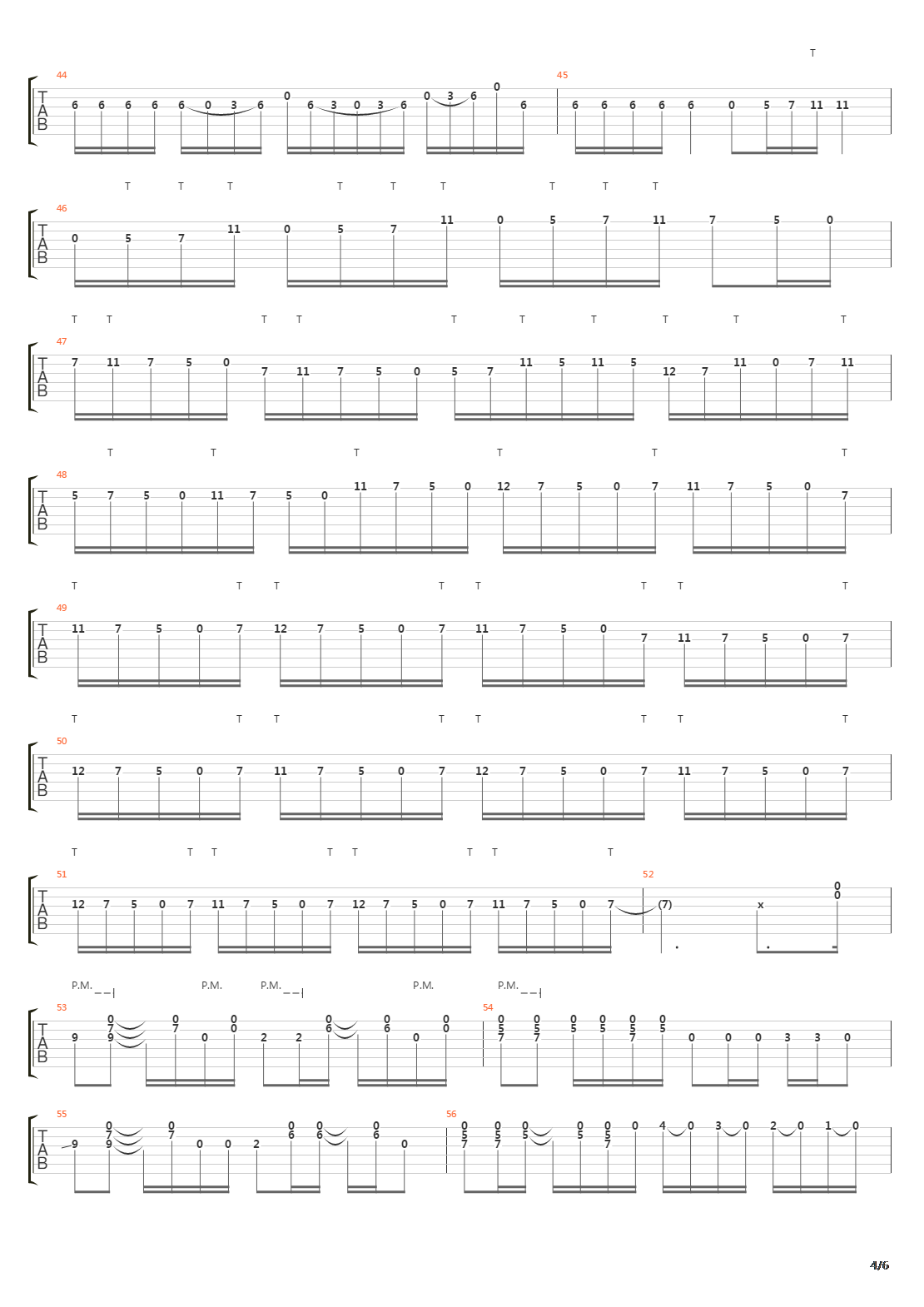 Three Es For Edward吉他谱