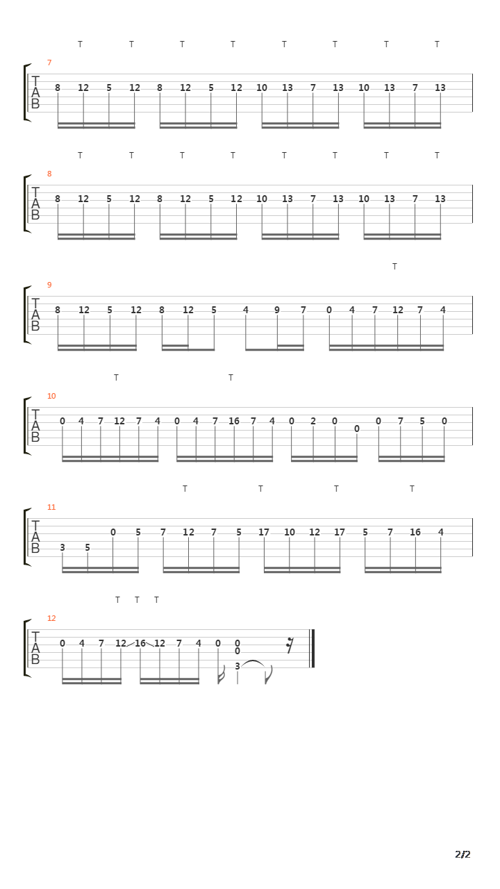 Toccata And Fugue吉他谱