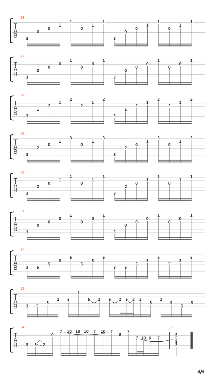 Well Tempered Clavier Bok 1 No1 Bwv846 Prelude吉他谱