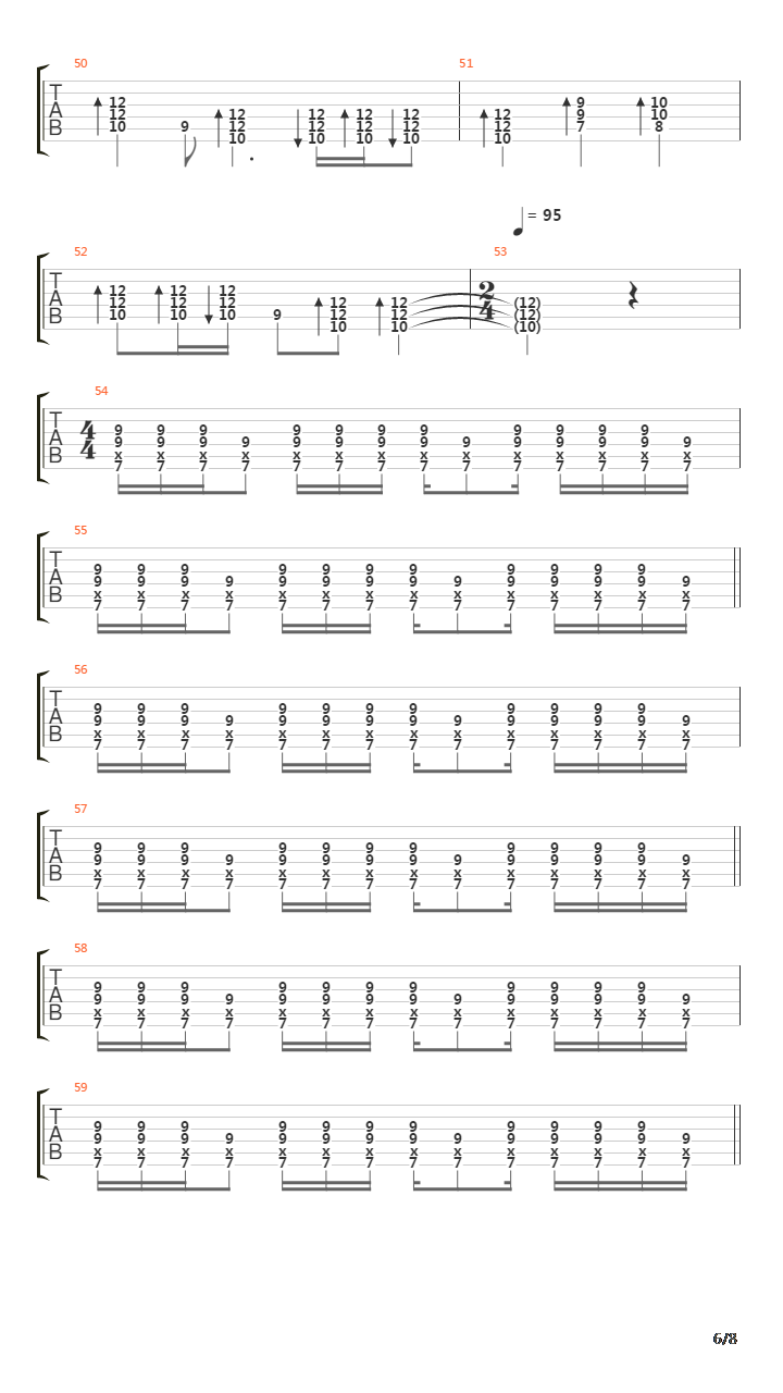 Army Reserve吉他谱