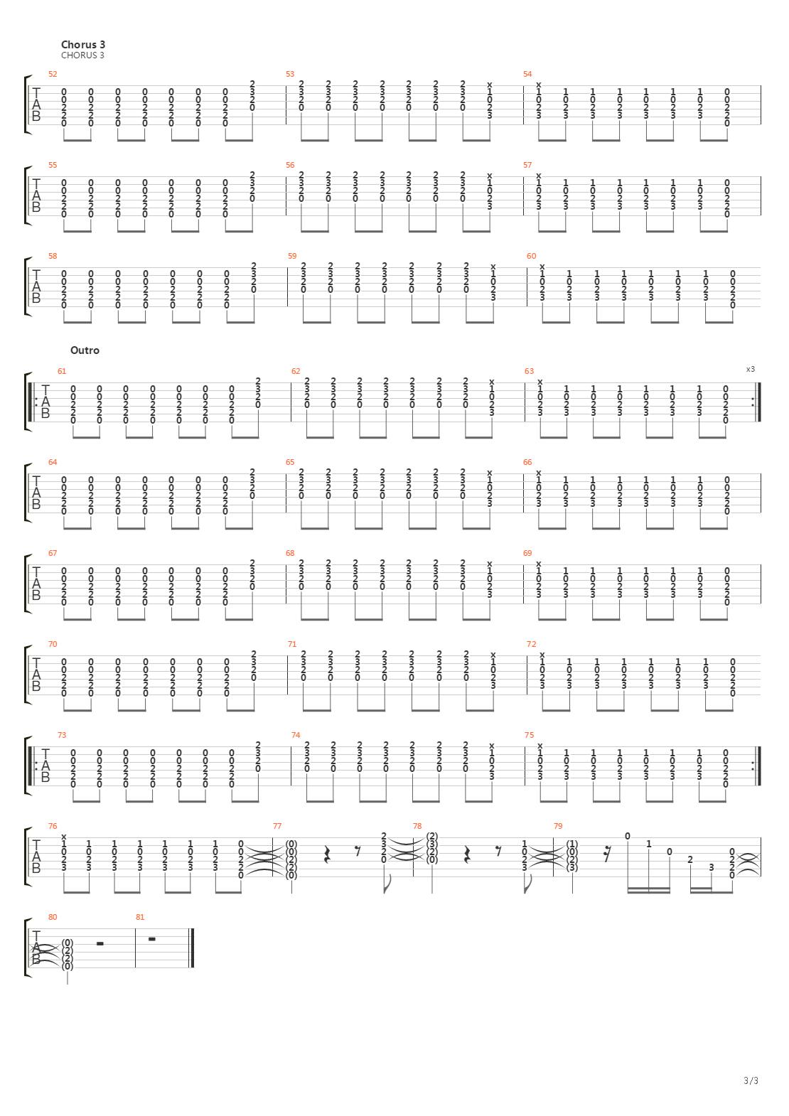 Black吉他谱