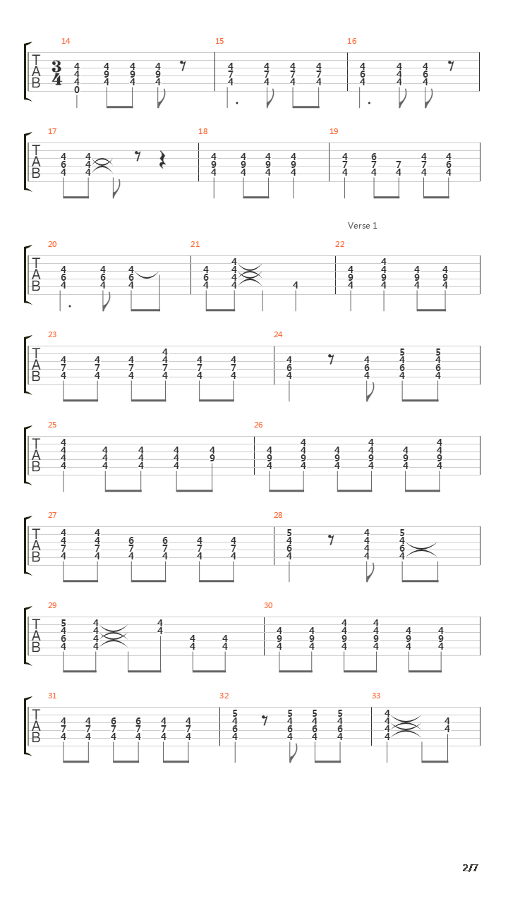 Bu Hleaguer吉他谱