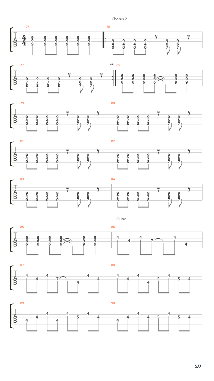 Bu Hleaguer吉他谱