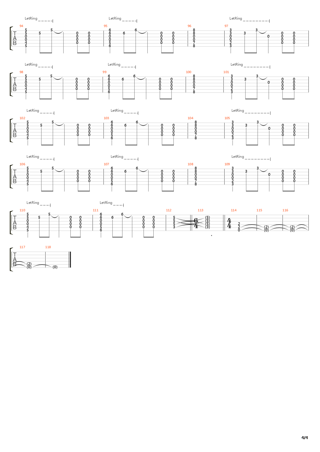 Porch吉他谱