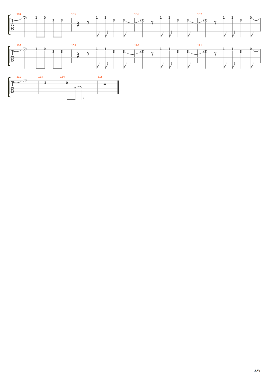 Porch吉他谱