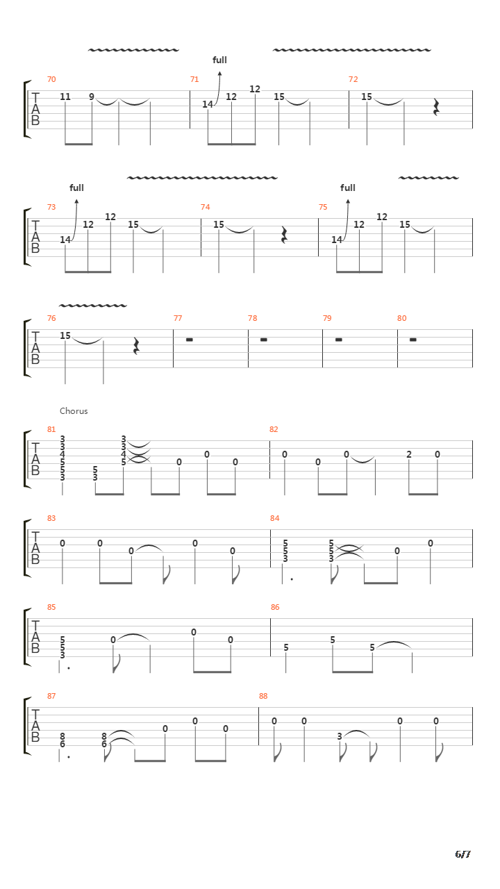 Porch吉他谱