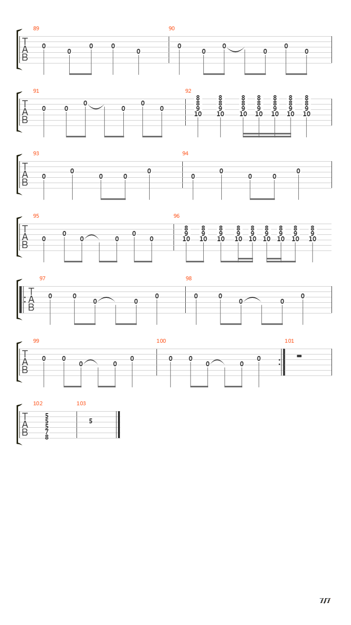 Porch吉他谱