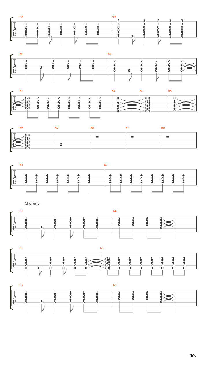 Thin Air吉他谱