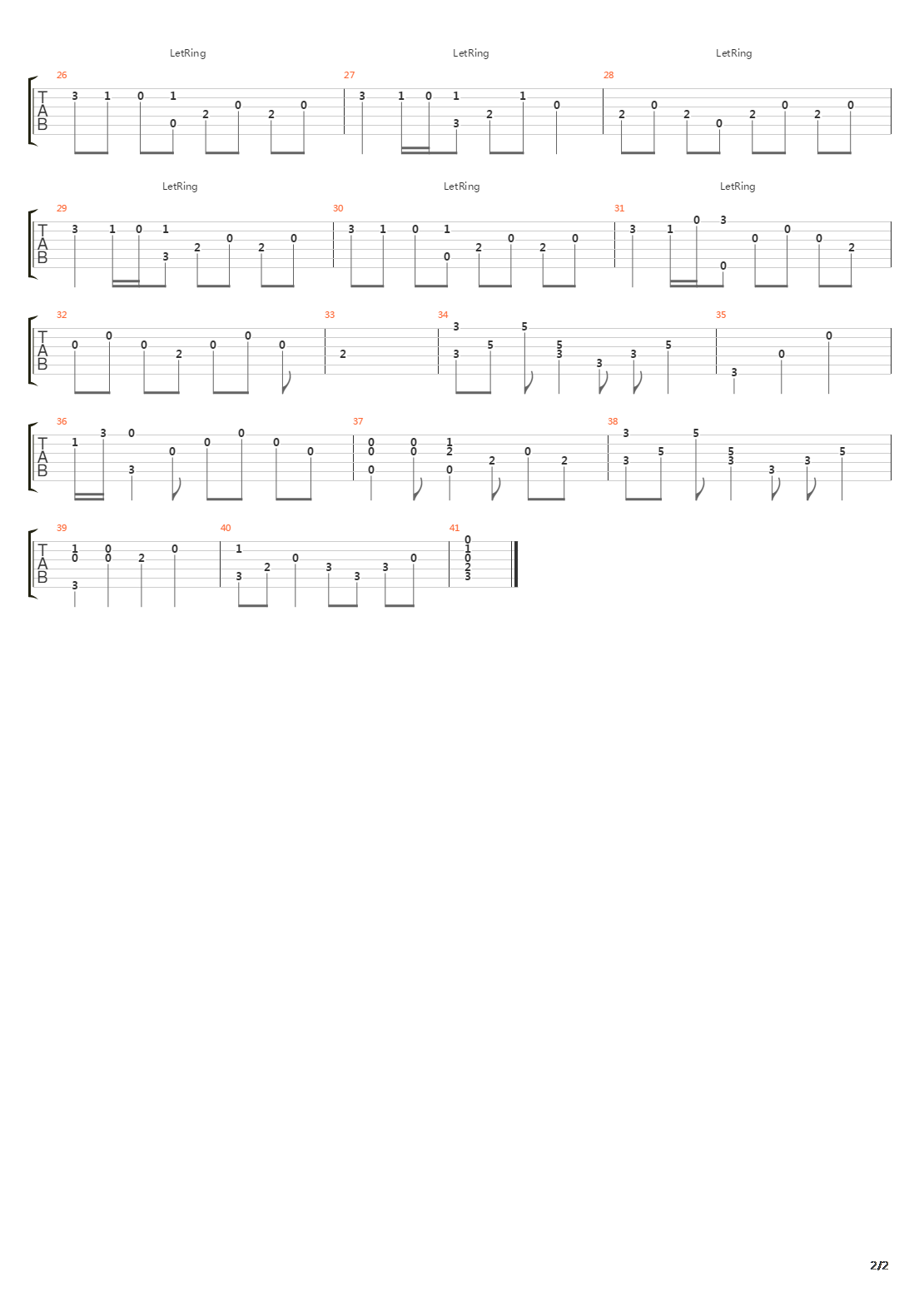 美少女梦工厂4(秋季 BGM6)吉他谱