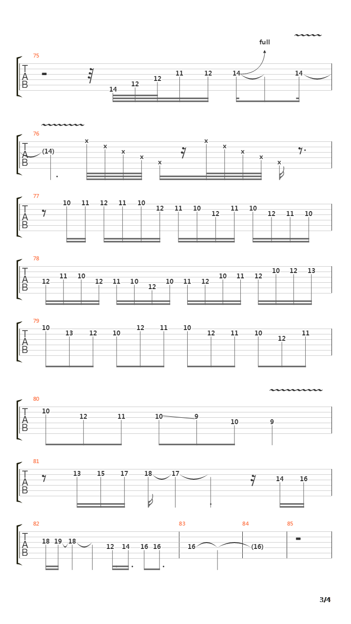 Settle For Nothing吉他谱