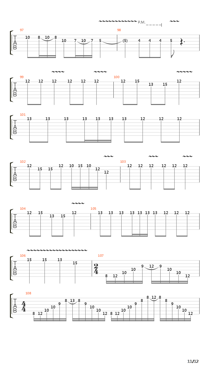 圣诞歌曲串烧(金属版)吉他谱