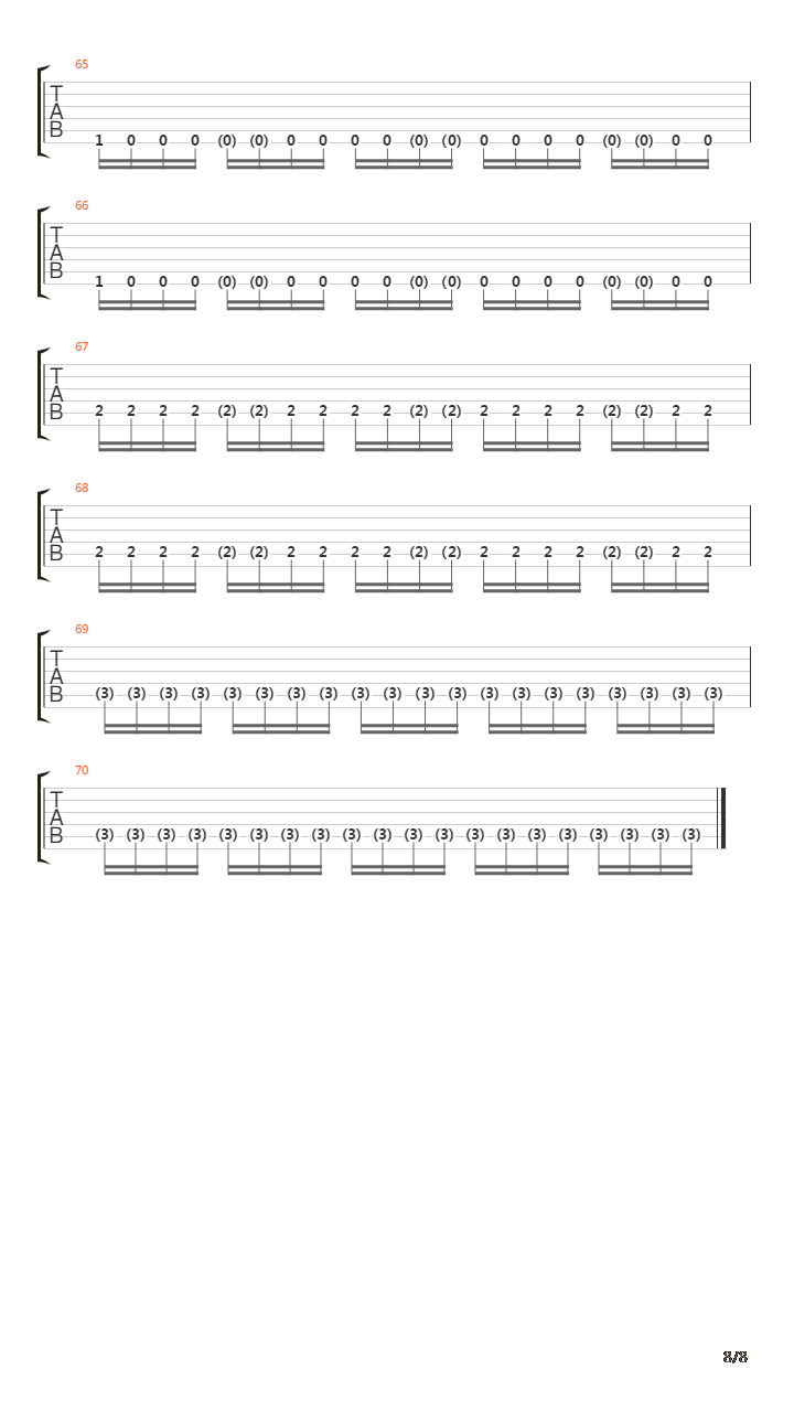 5 4吉他谱