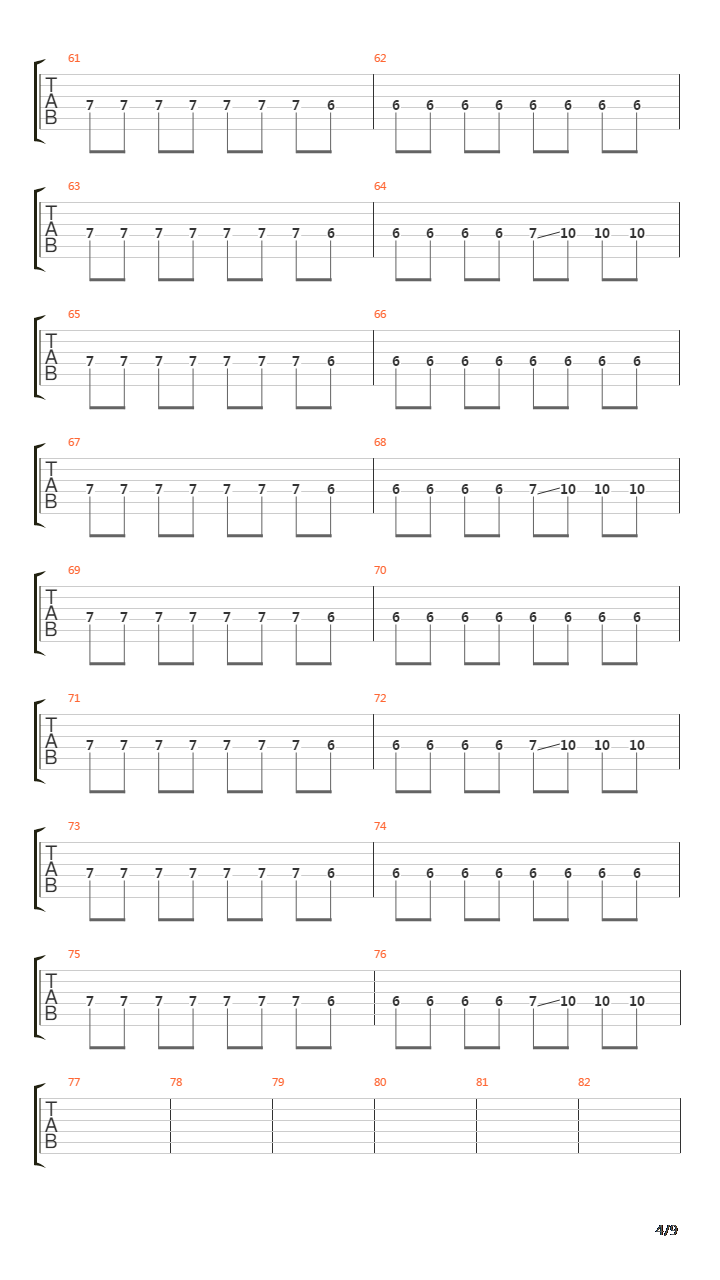 Benzin吉他谱