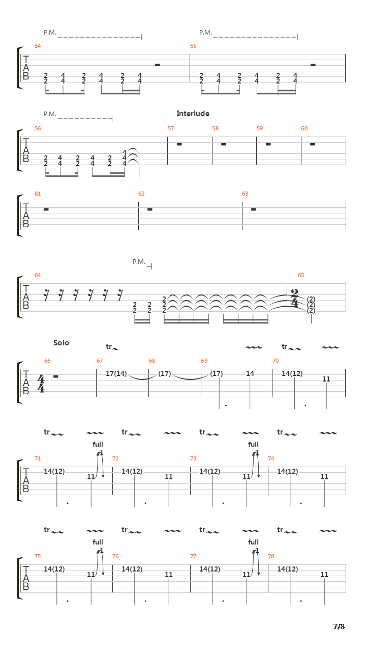 Das Alte Leid吉他谱