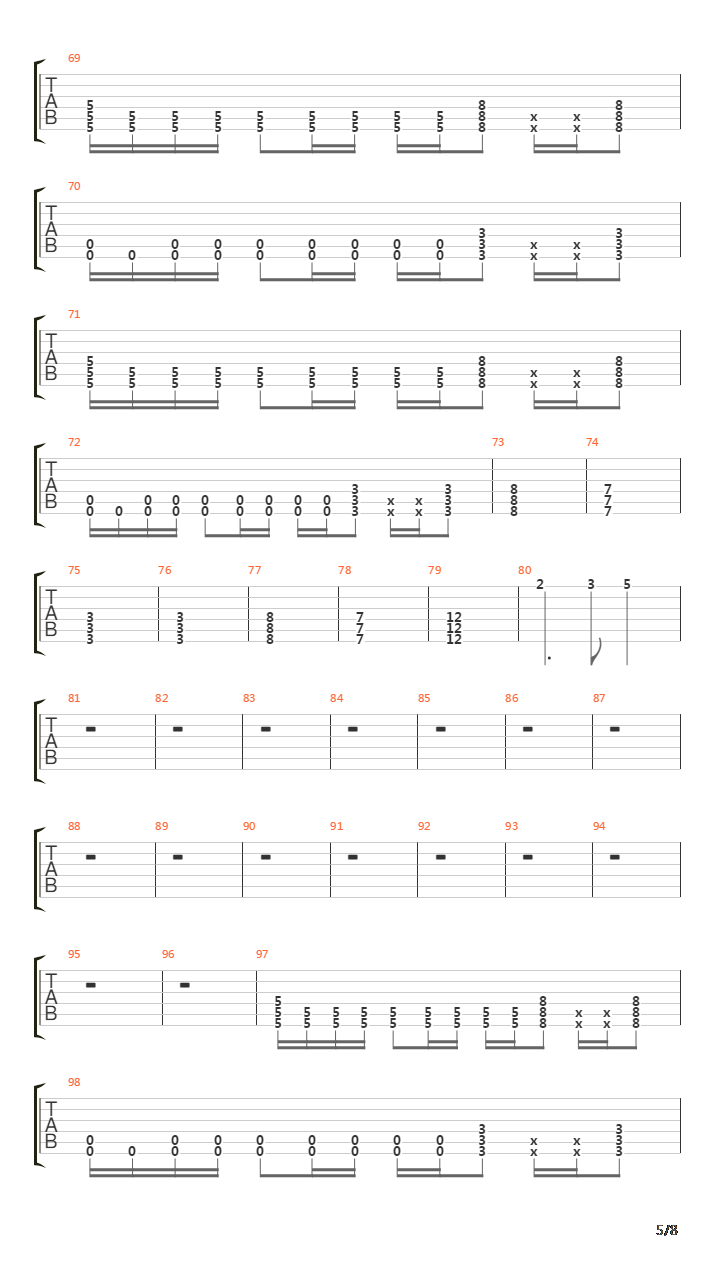 Das Modell吉他谱