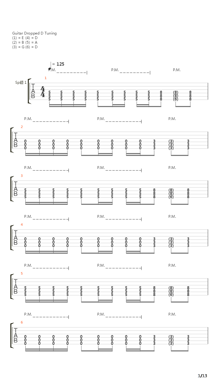 Das Modell吉他谱