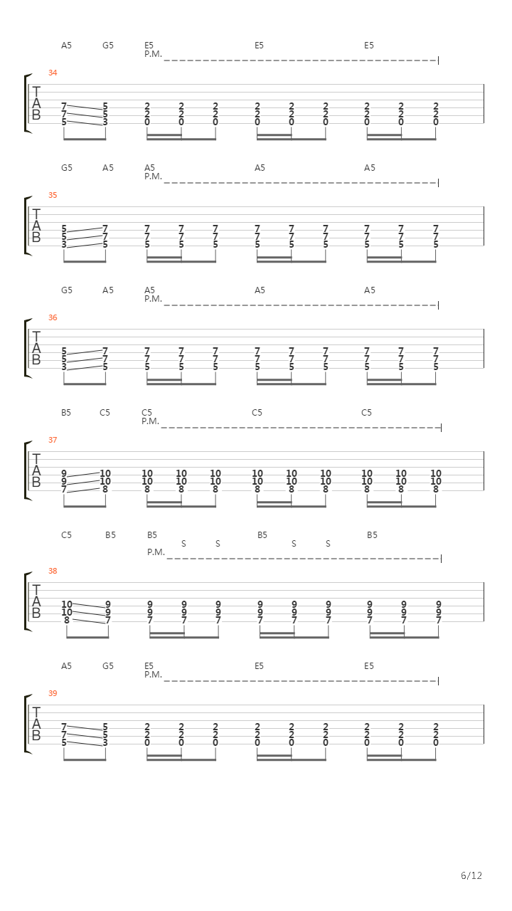 Du Hast吉他谱