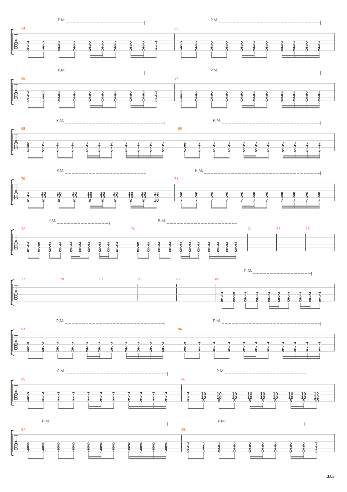 Du Hast吉他谱