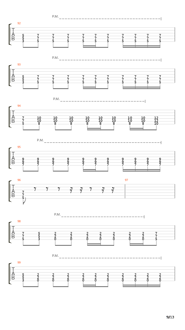 Du Hast吉他谱