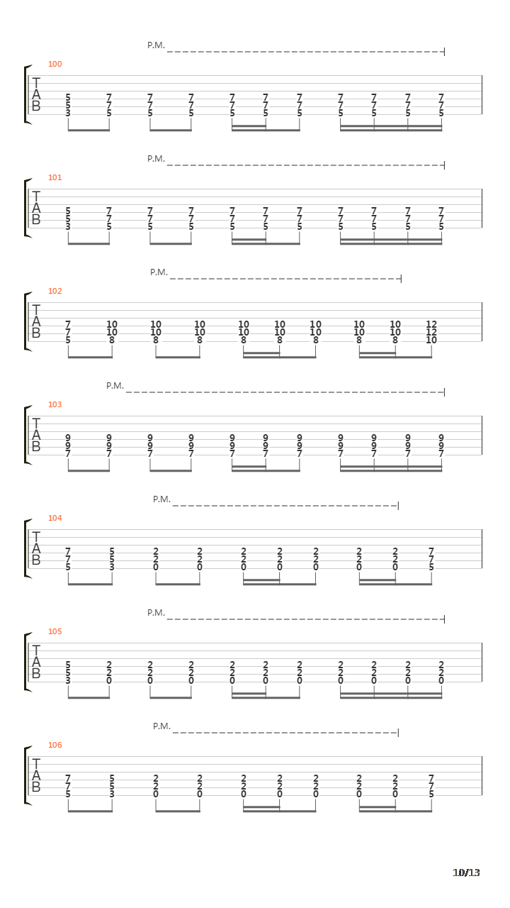 Du Hast吉他谱