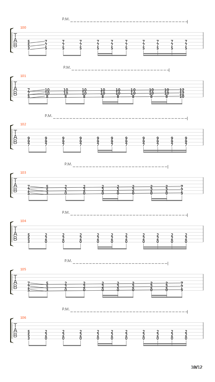 Du Hast吉他谱