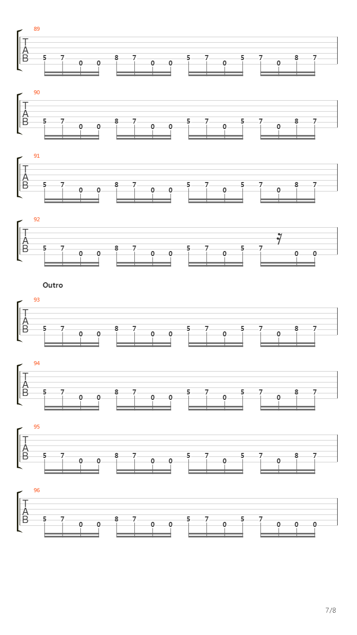 Engel吉他谱