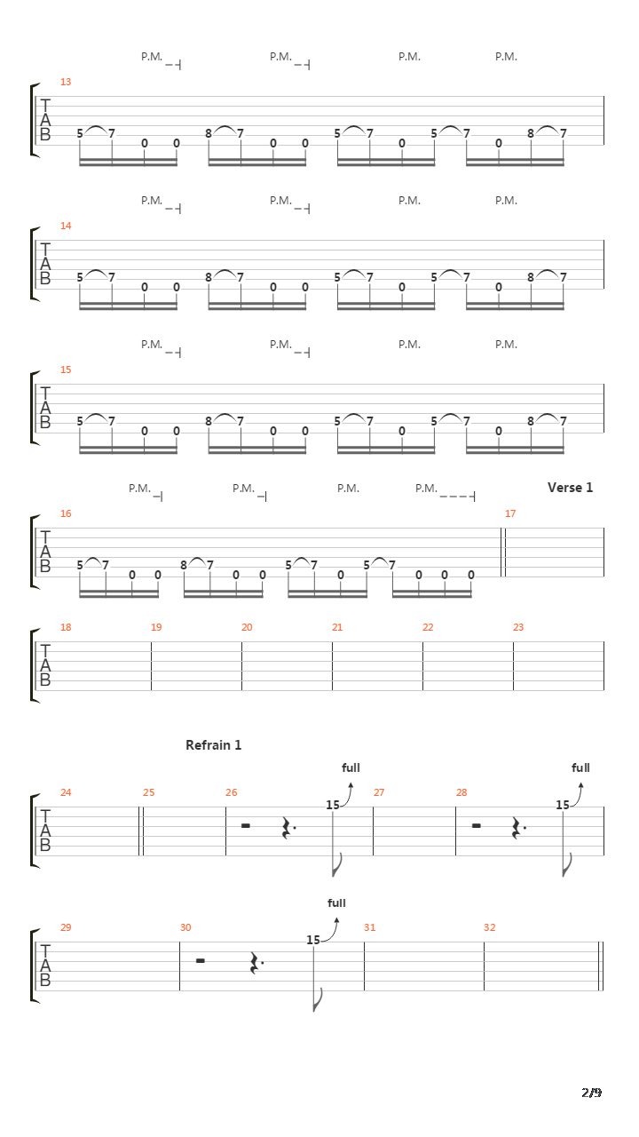 Engel吉他谱