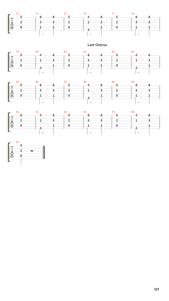 Feuerrader吉他谱