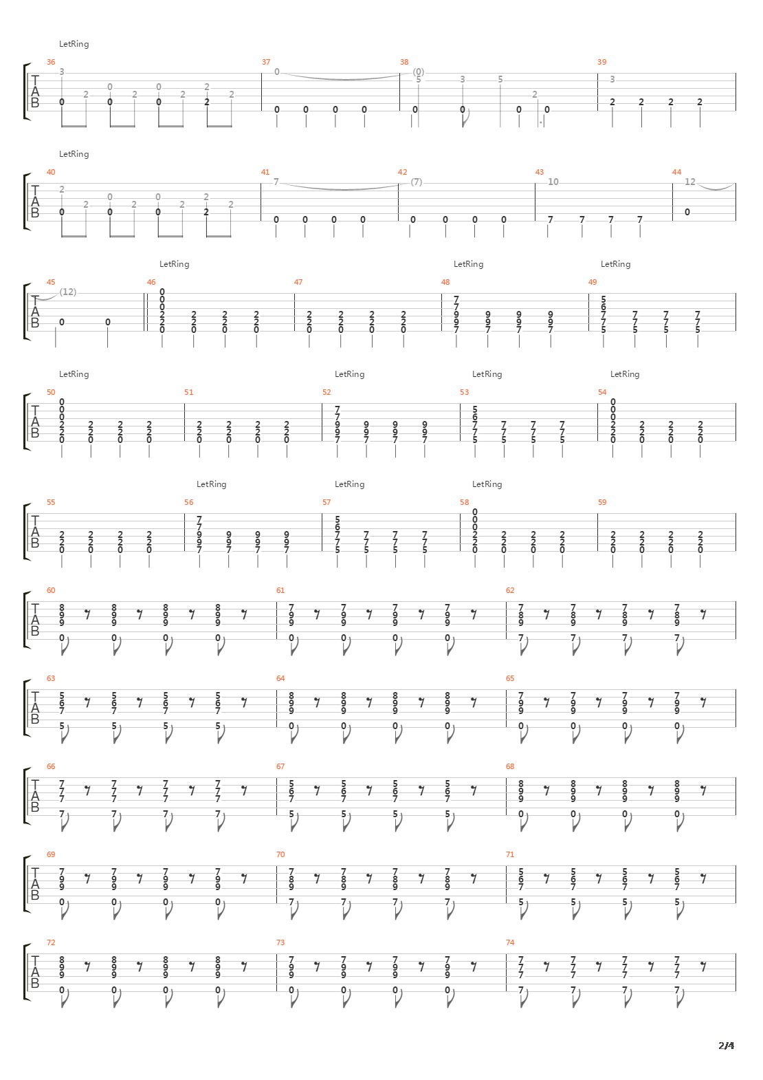 Haifisch吉他谱