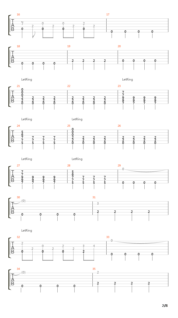 Haifisch吉他谱