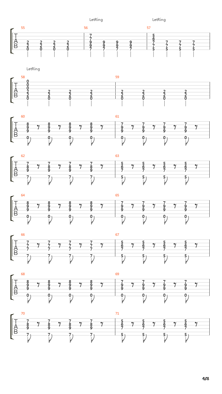 Haifisch吉他谱