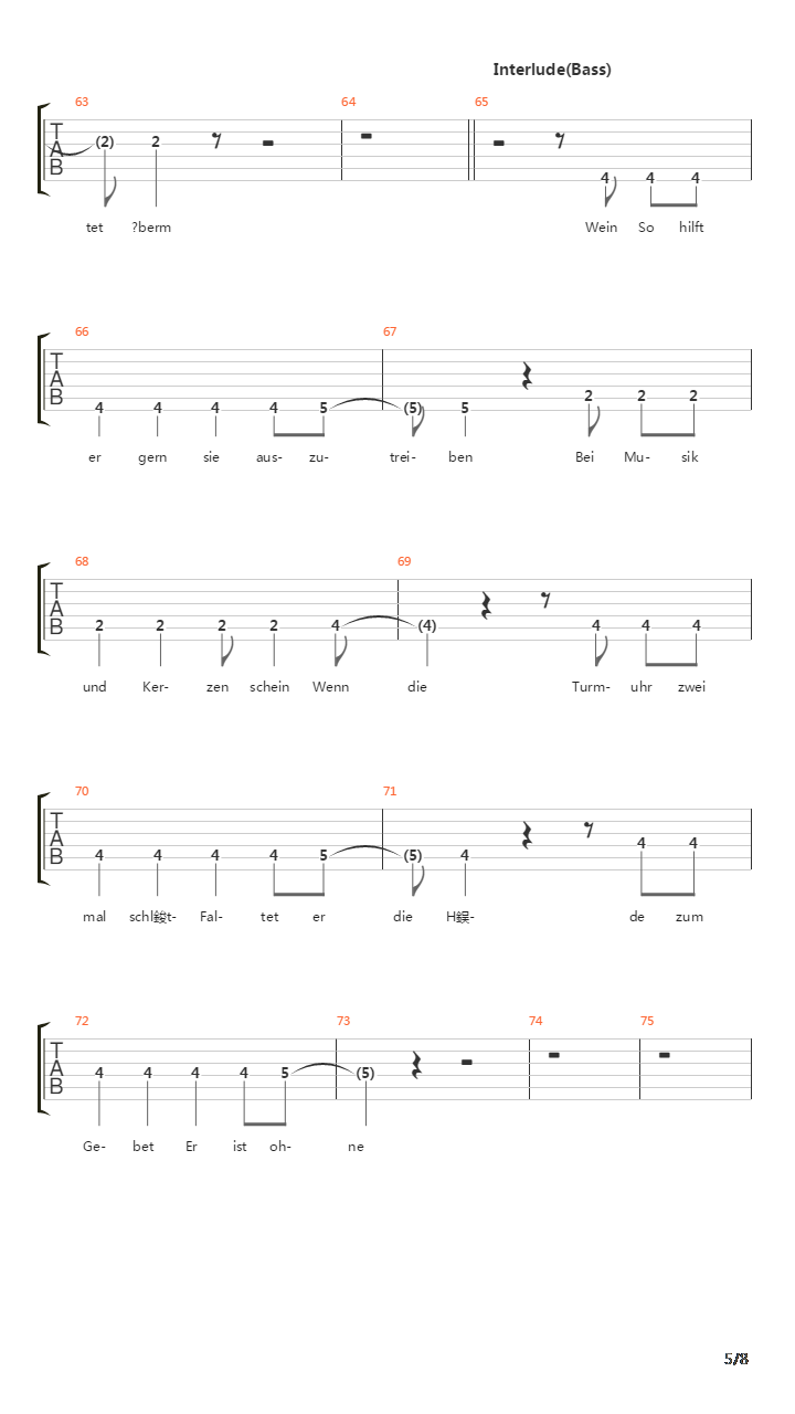 Hallelujah吉他谱