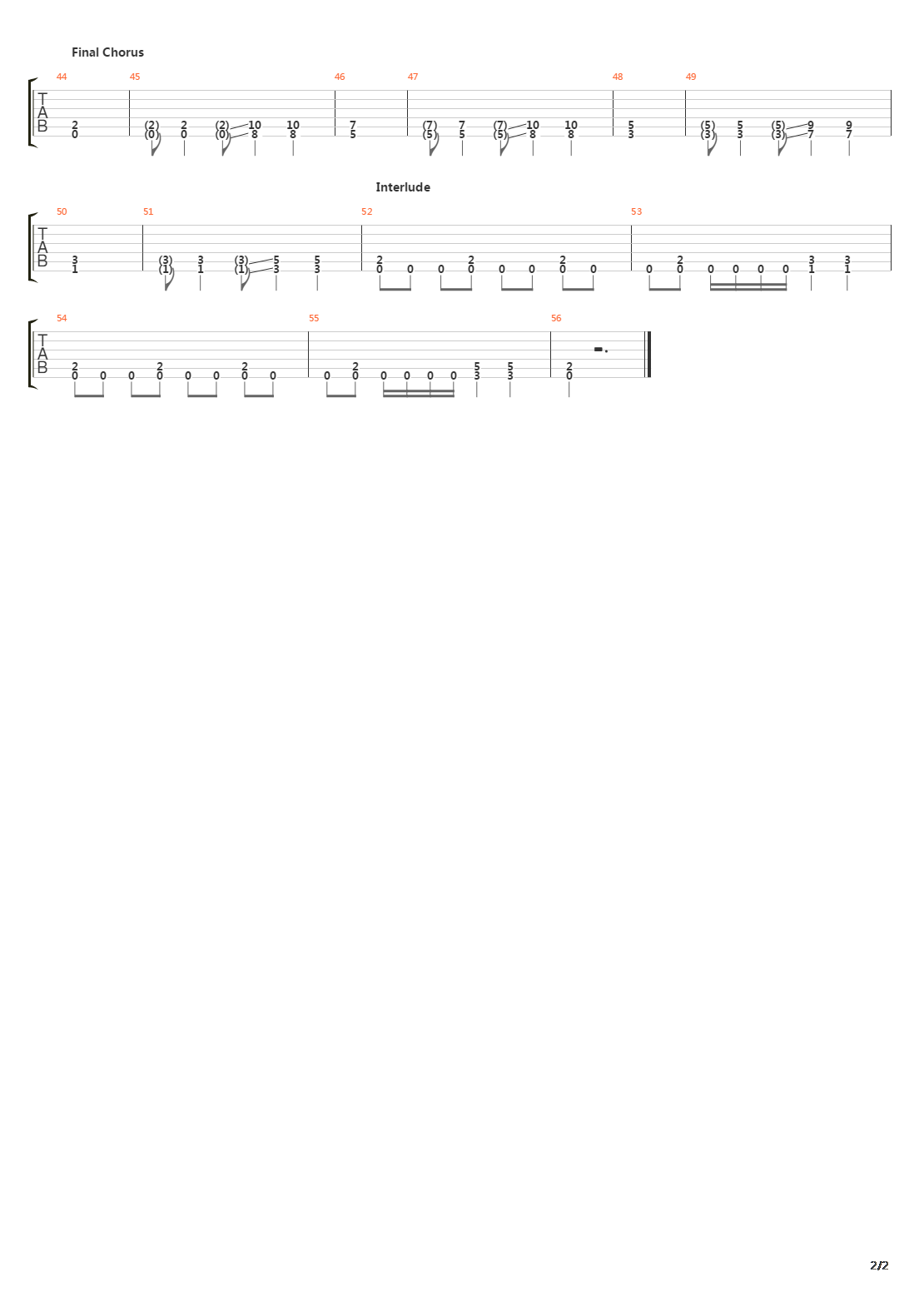 Hallelujah吉他谱