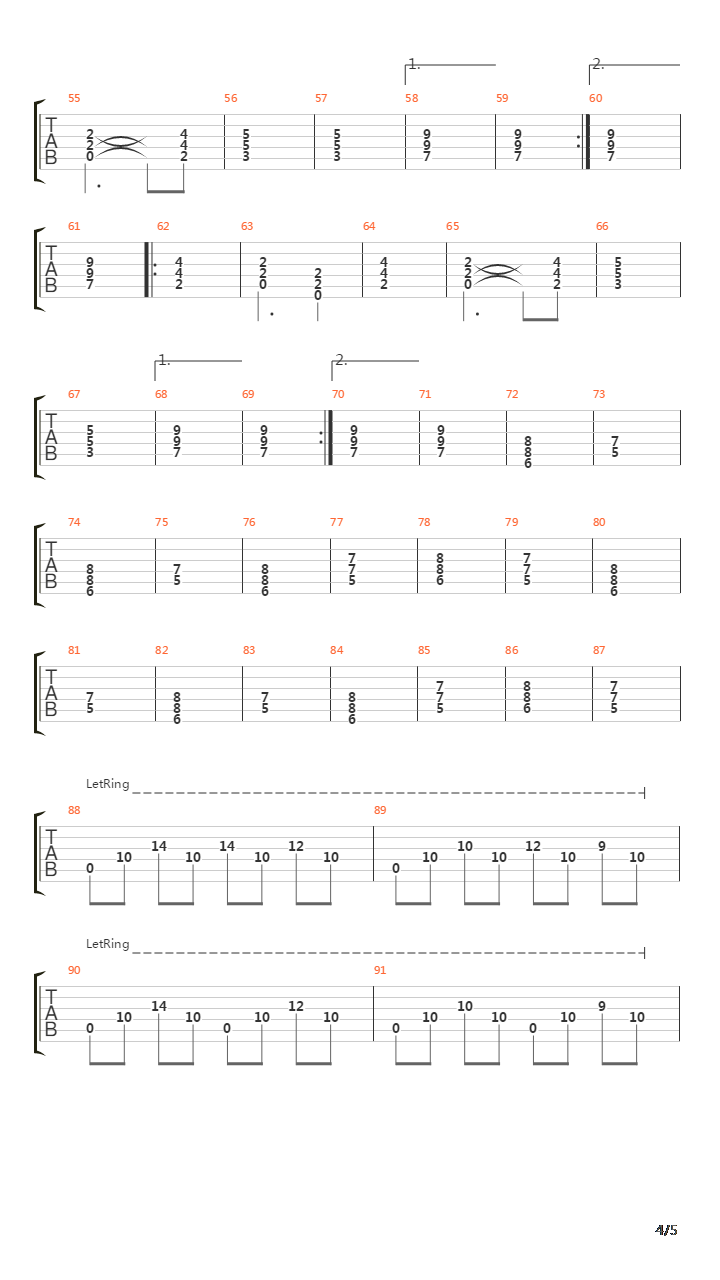 Klavier吉他谱