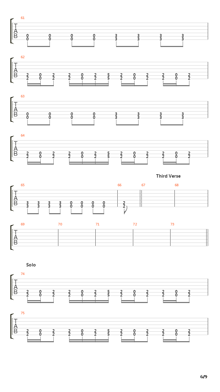 Mein Teil吉他谱