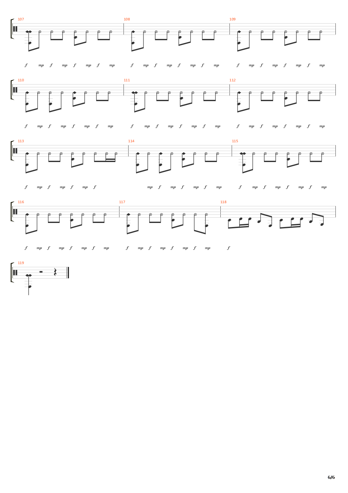 Mutter吉他谱