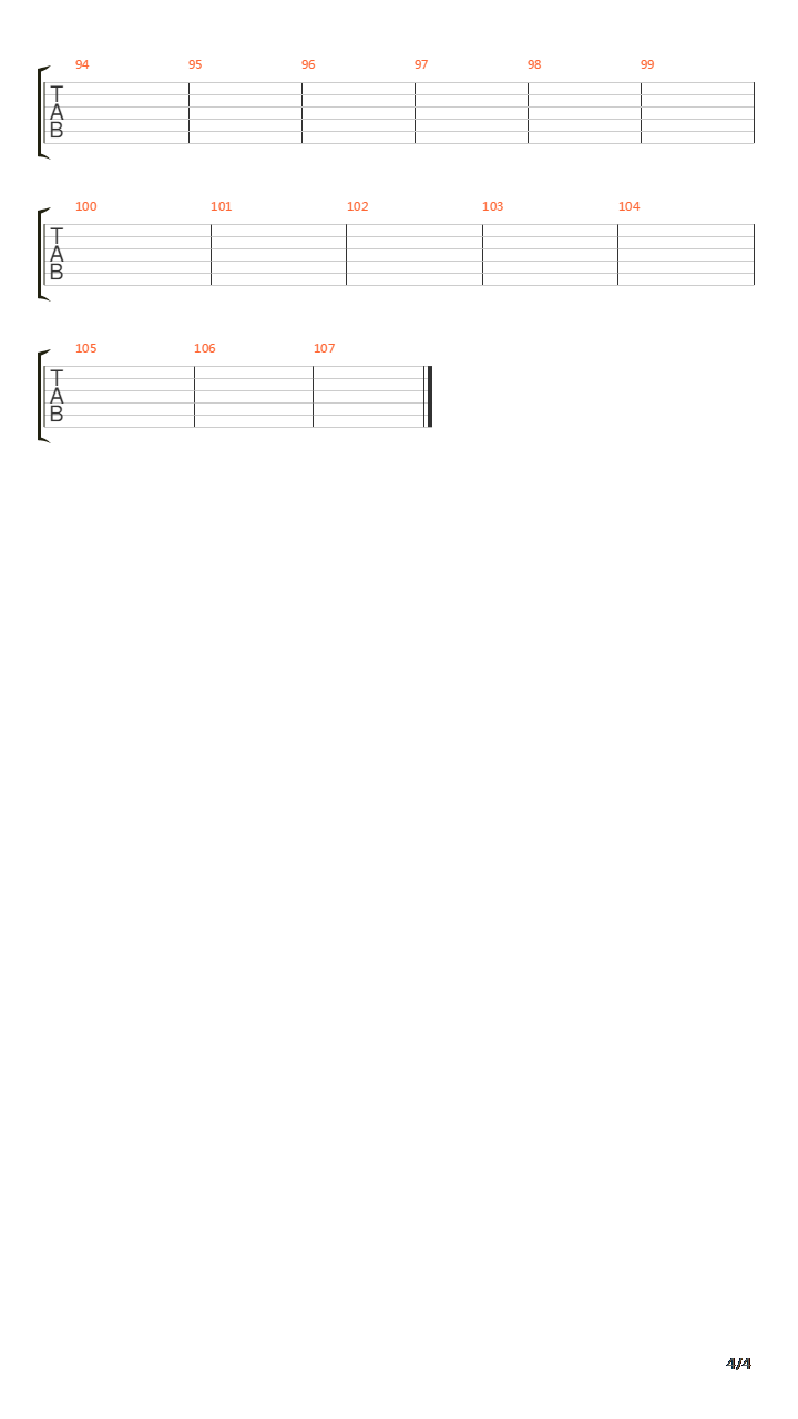 Mutter吉他谱