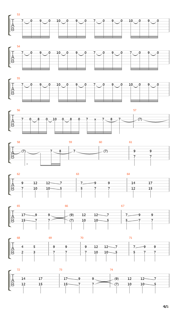 Rammstein吉他谱