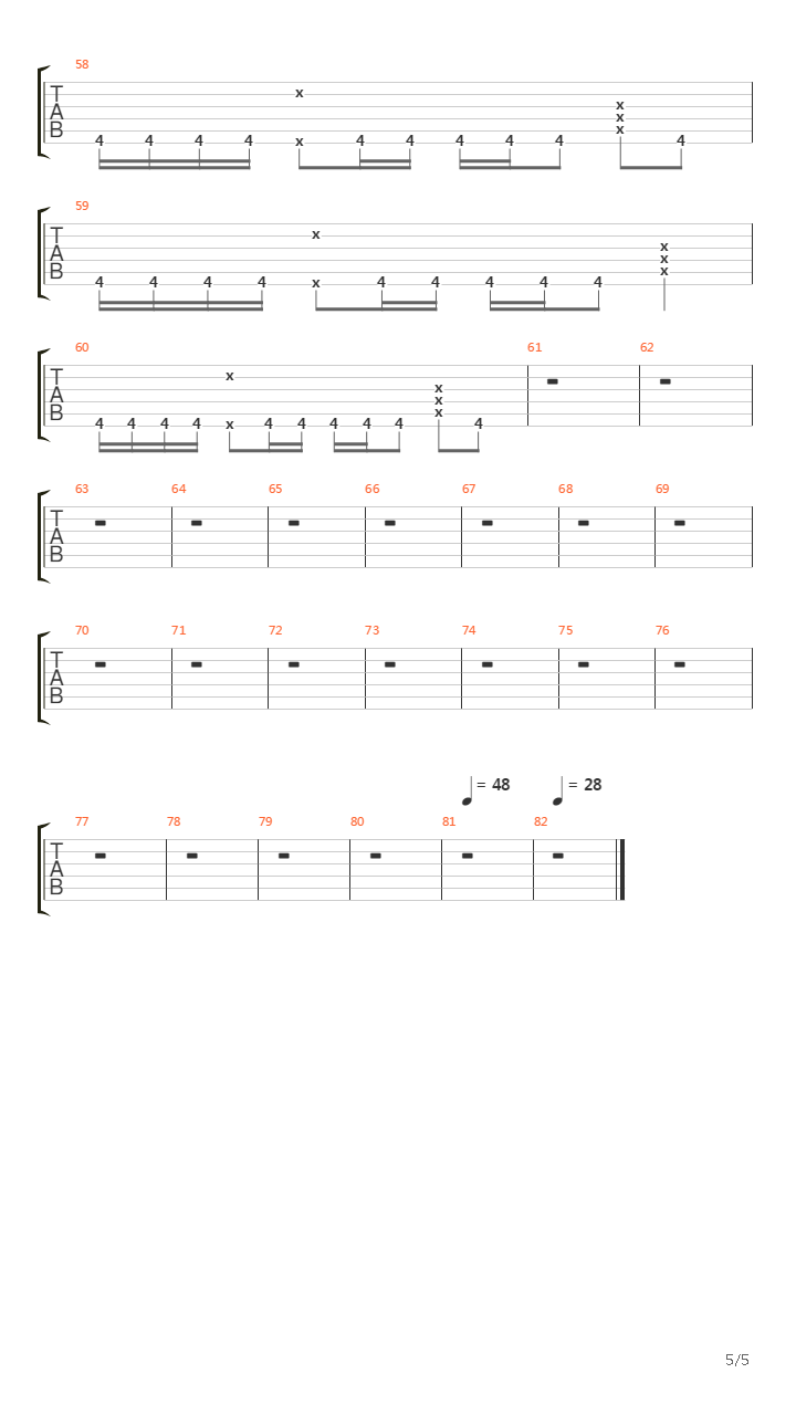 Seemann吉他谱