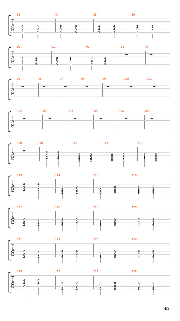 Sonne吉他谱