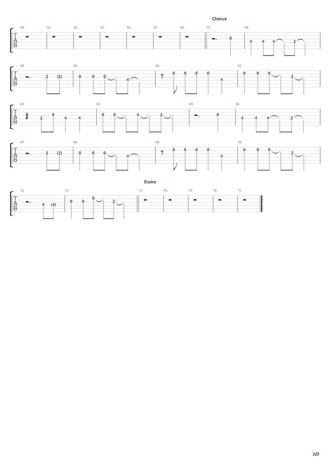 Sonne吉他谱