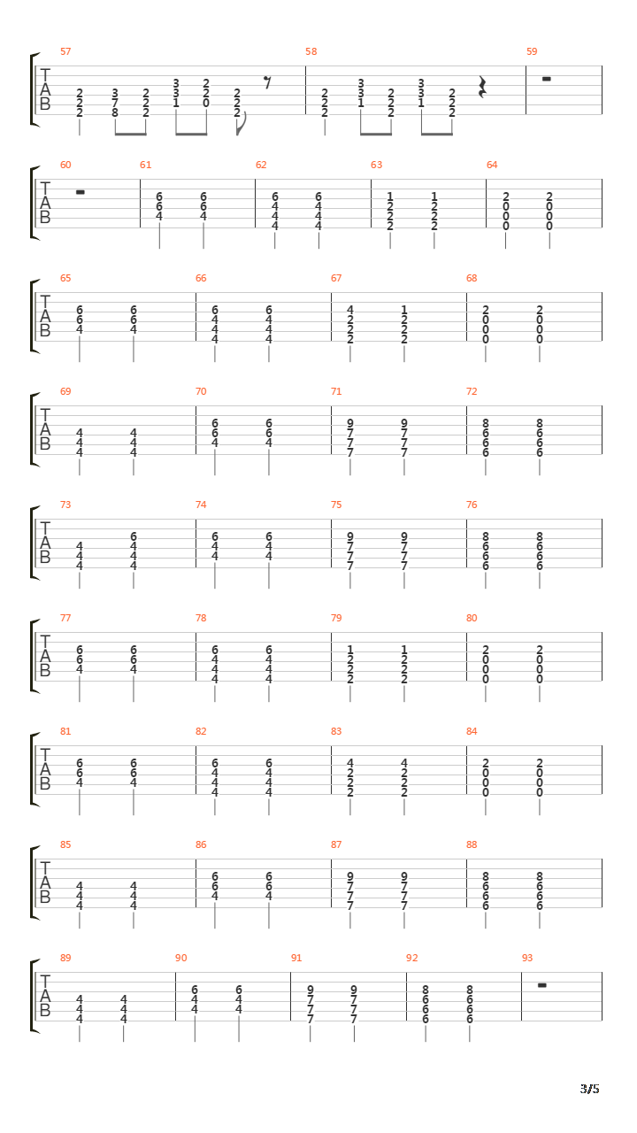 Sonne吉他谱