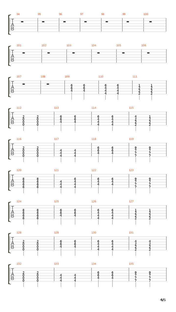 Sonne吉他谱