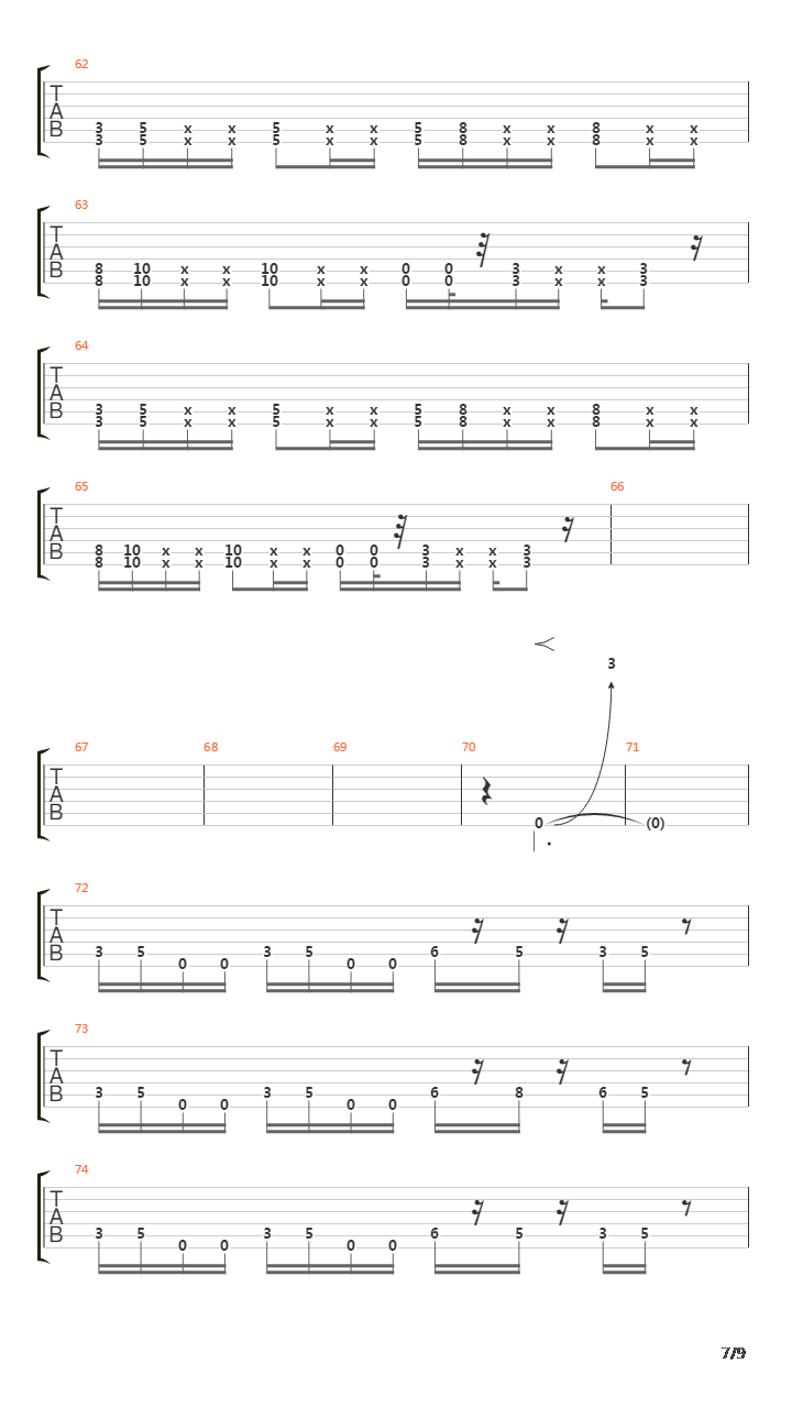 Tier吉他谱